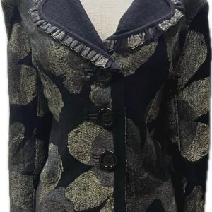 Geblümte Jacke in 7223Oliv