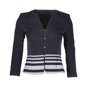 Boss Hugo Boss Jeisina Blazer aus marineblauer Baumwolle 7748733698108