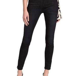 Le High Skinny Jeans in Schwarz