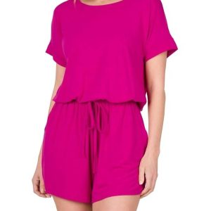 Real Cozy Strampler in Magenta 7732492435516