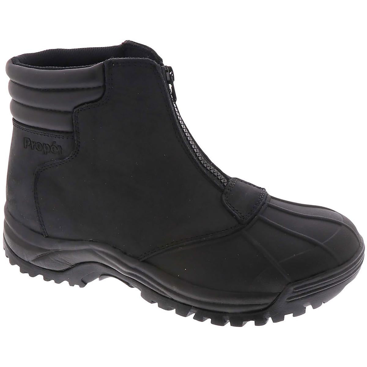 Blizzard Mid Zip Leder dünne Schneestiefel
