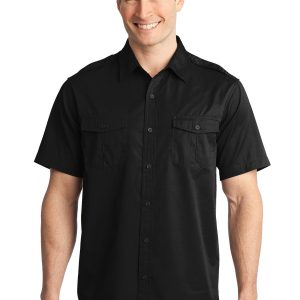 Port Authority Stain-Release Kurzarm-Twill-Hemd. S648