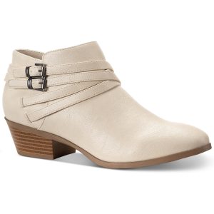 Willow Damen-Stiefeletten aus Mikrofaser mit Blockabsatz