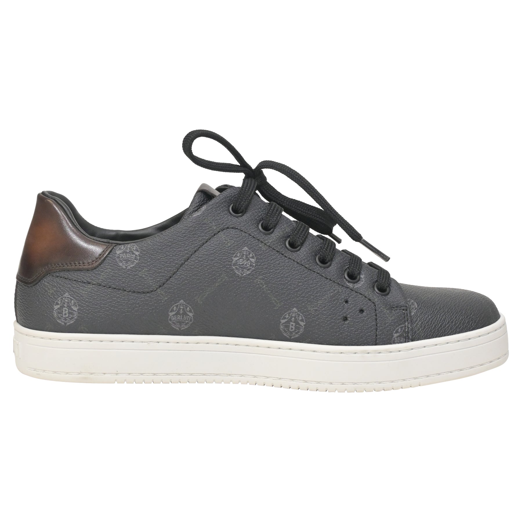Berluti Playtime Sneakers in grau lackiertem Canvas 7748692082748
