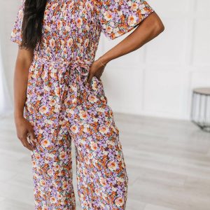 Besser als ein feiner Blumen-Jumpsuit in Multi