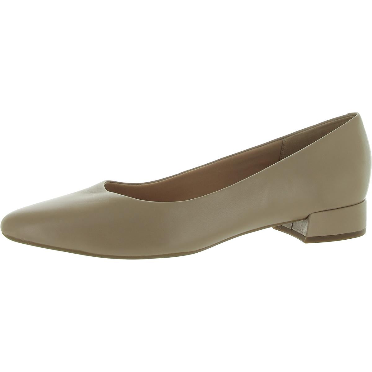 Caldise Kitten Heels aus Leder mit Blockabsatz