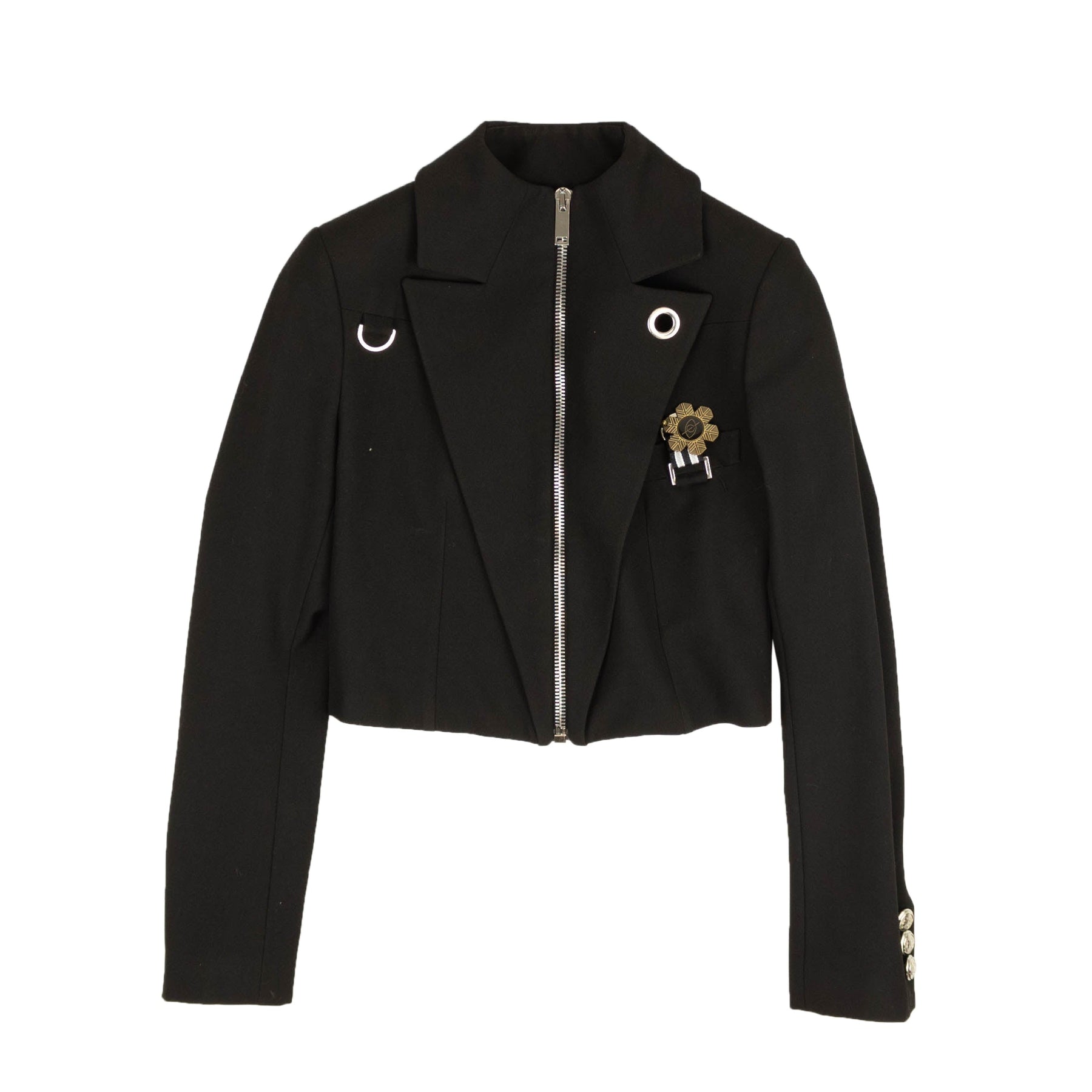 Schwarzer Medaillenblazer