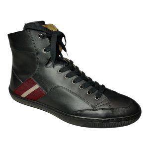 Bally Oldani Herren 6227952 schwarze High-Top-Ledersneaker