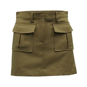 Theory Pocket Minirock aus beige Polyester 7833166086204