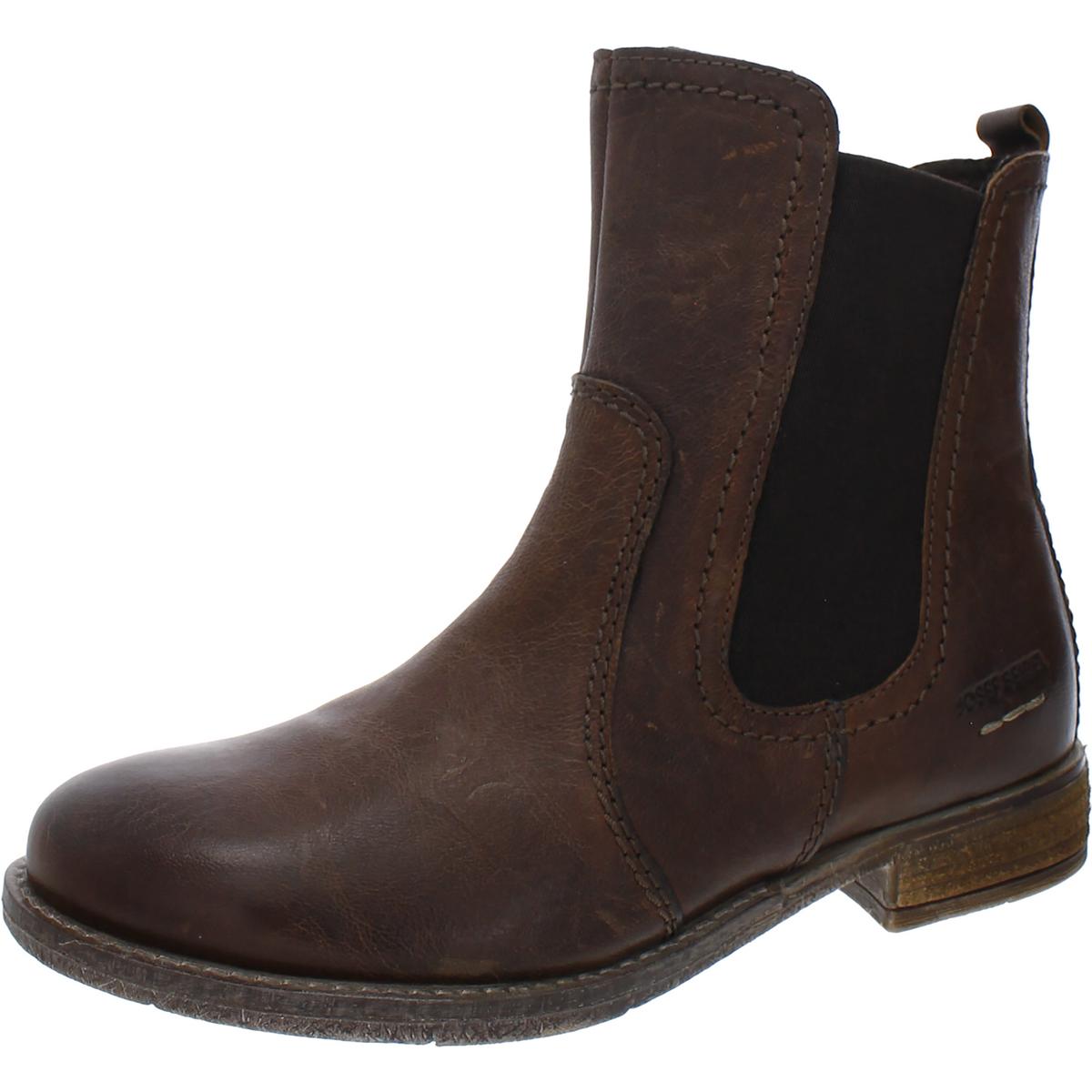 Sienna 80 Distressed-Stiefeletten aus Leder