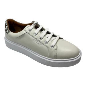 Bally Clorys 6234065 Damen-Sneaker aus Weiß/Roccia-Leder