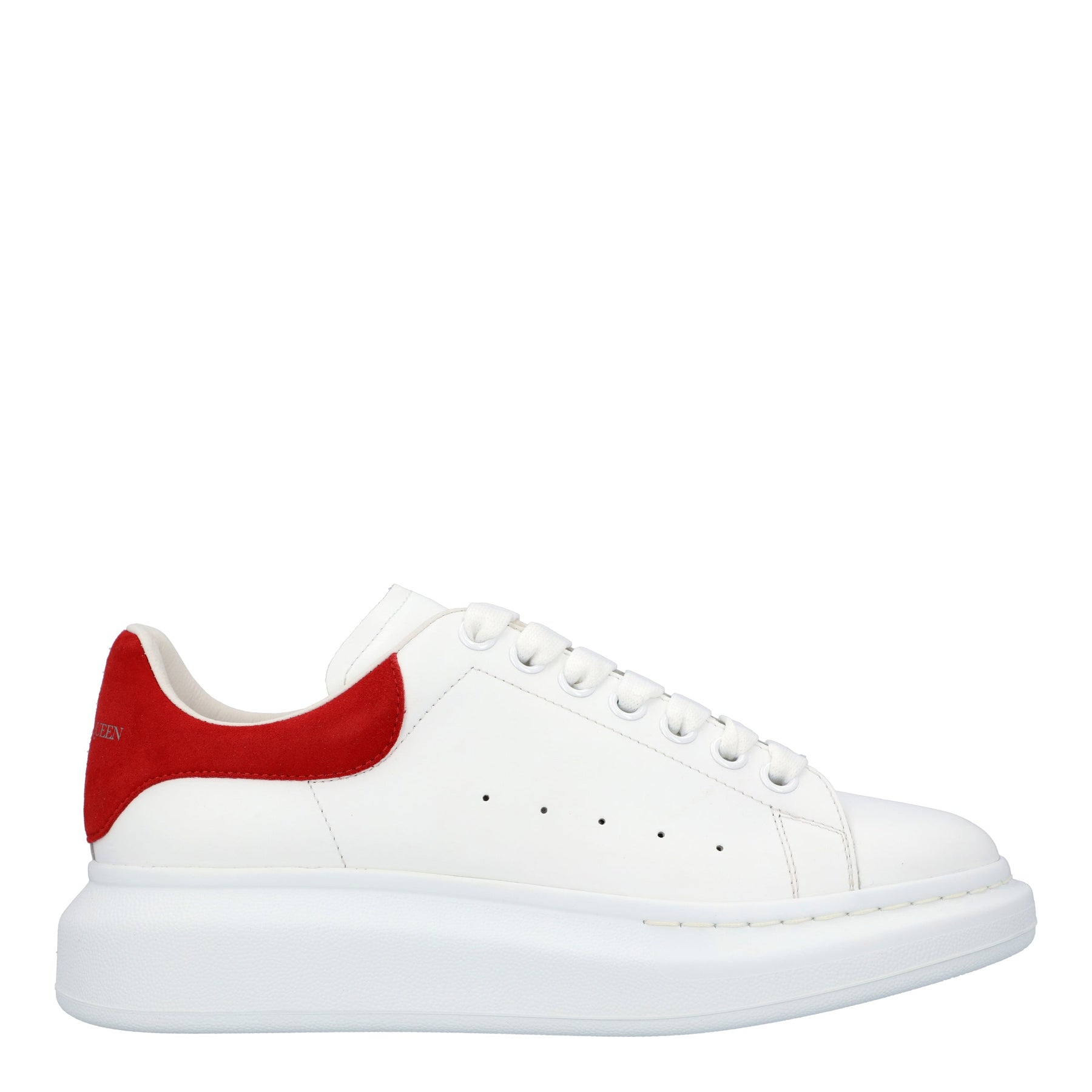 Alexander McQueen Herren überdimensionierter Sneaker in weiß/rot