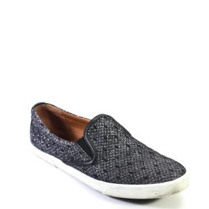 Jimmy Choo Damen-Sneaker mit Schlangenleder-Print, Schwarz/Anthrazit