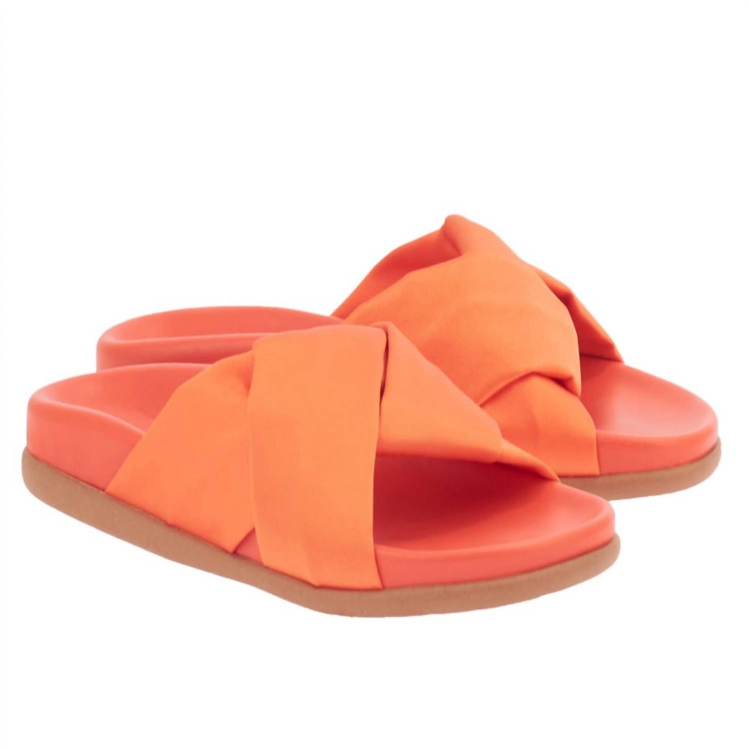 Whitney-Fußbettsandalen in Koralle 7733603434556