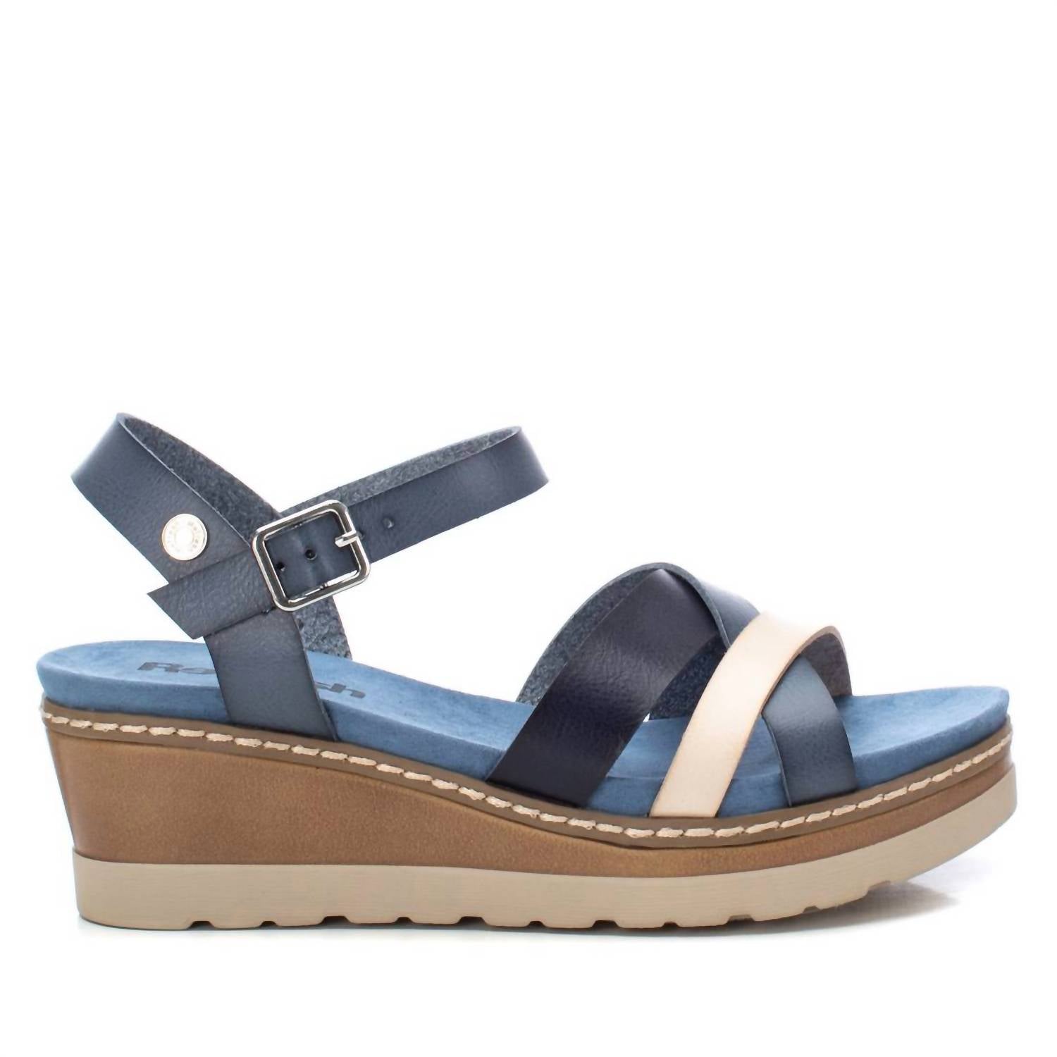 Damen Keil Sandalen in Jeans 7703572316220