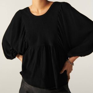 Hamza Pullover in schwarz