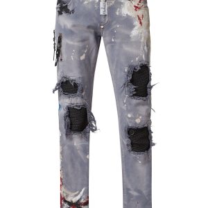 Denim Hose Rock Star Fit lackiert – 7670507896892