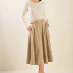 YOU KNOW IT TWILL Midi-Schürzen
