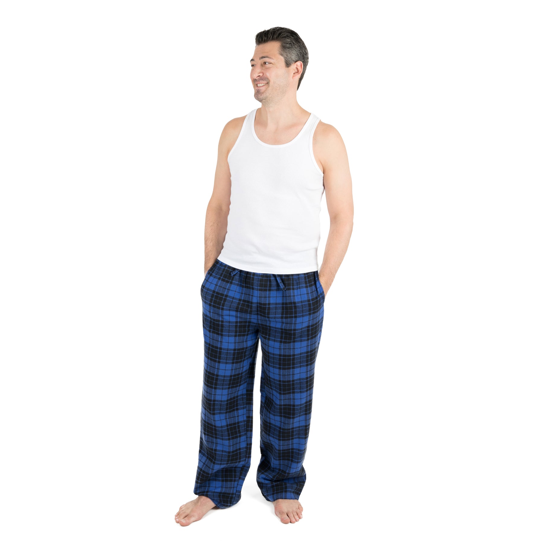 Christmas Herren Flanell Pyjama Hose plaid