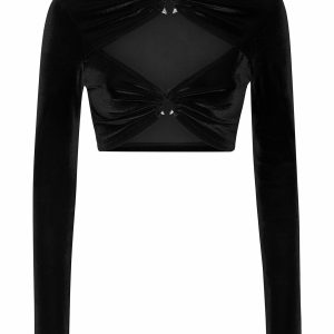 Langarm bepflanzte Top 7805801988156