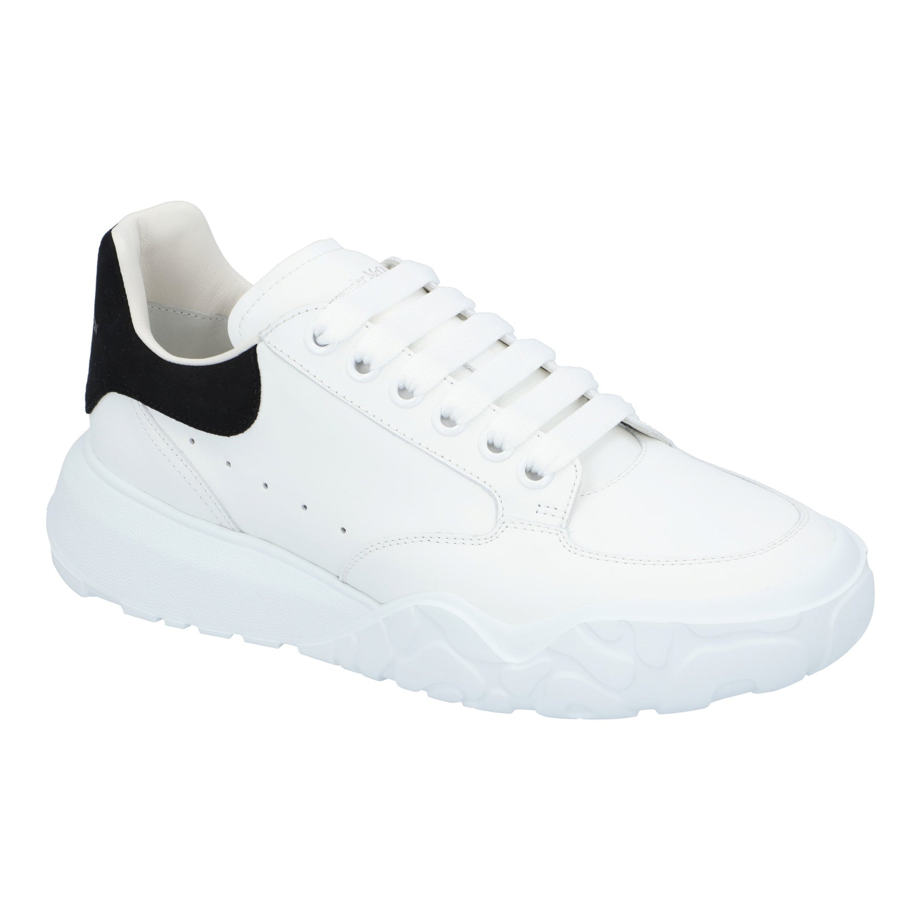 Alexander McQueen Court Trainer ‘ weiß schwarz