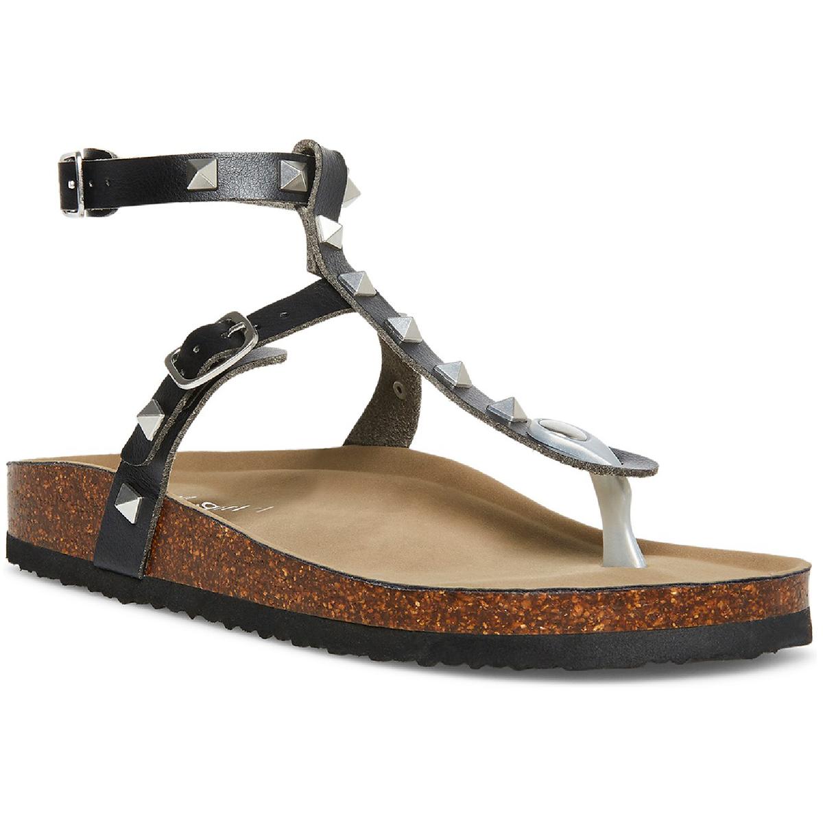 Barnaby Leder aus Kunstleder mit Fußbett Sandalen