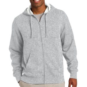 Sport-Tek Herren-Kapuzenpullover mit durchgehendem Reißverschluss