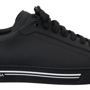 Dolce & Gabbana Leder-Low-Top-Sneaker, lässige Herrenschuhe
