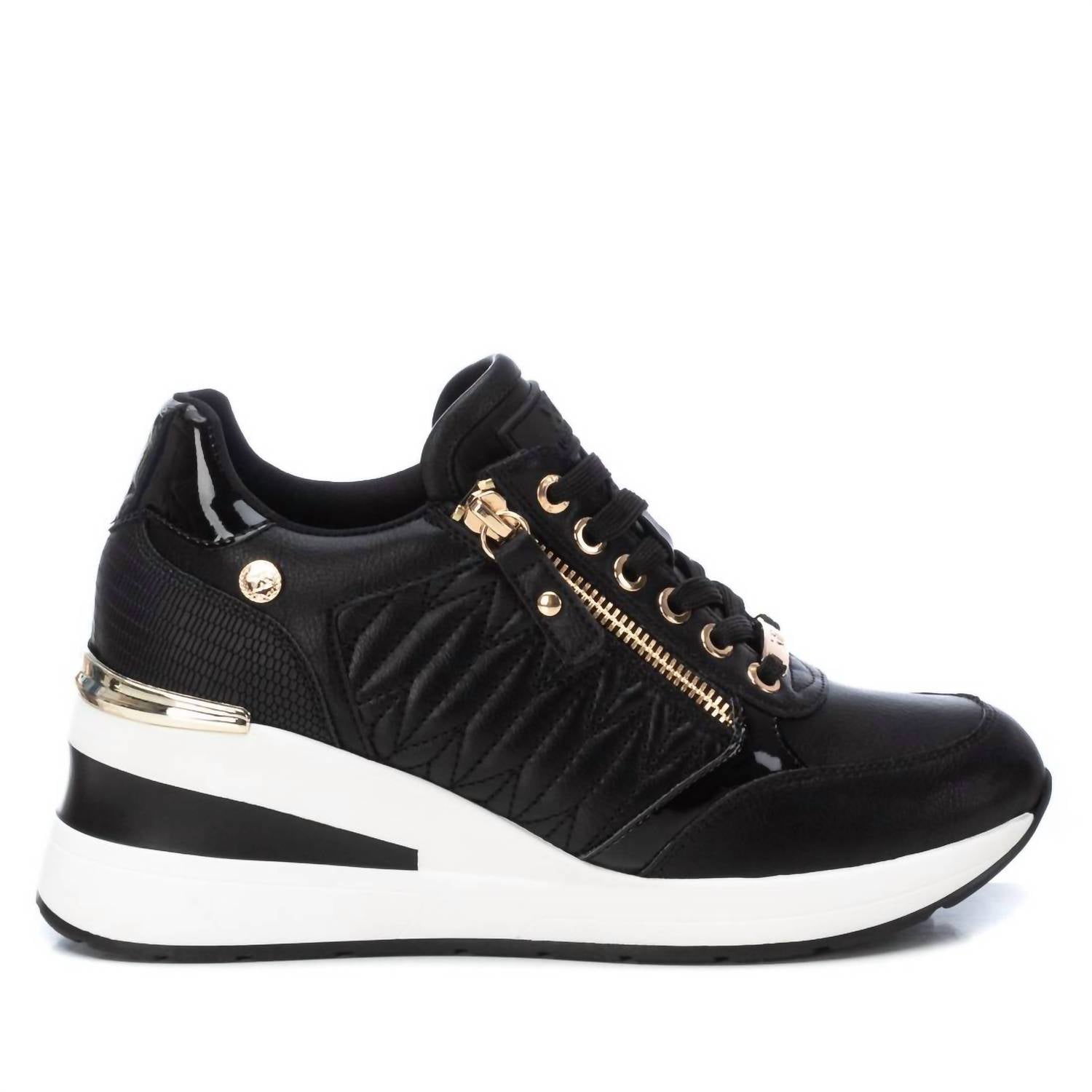 Damen Trainer Sneakers in schwarz 7803931721788