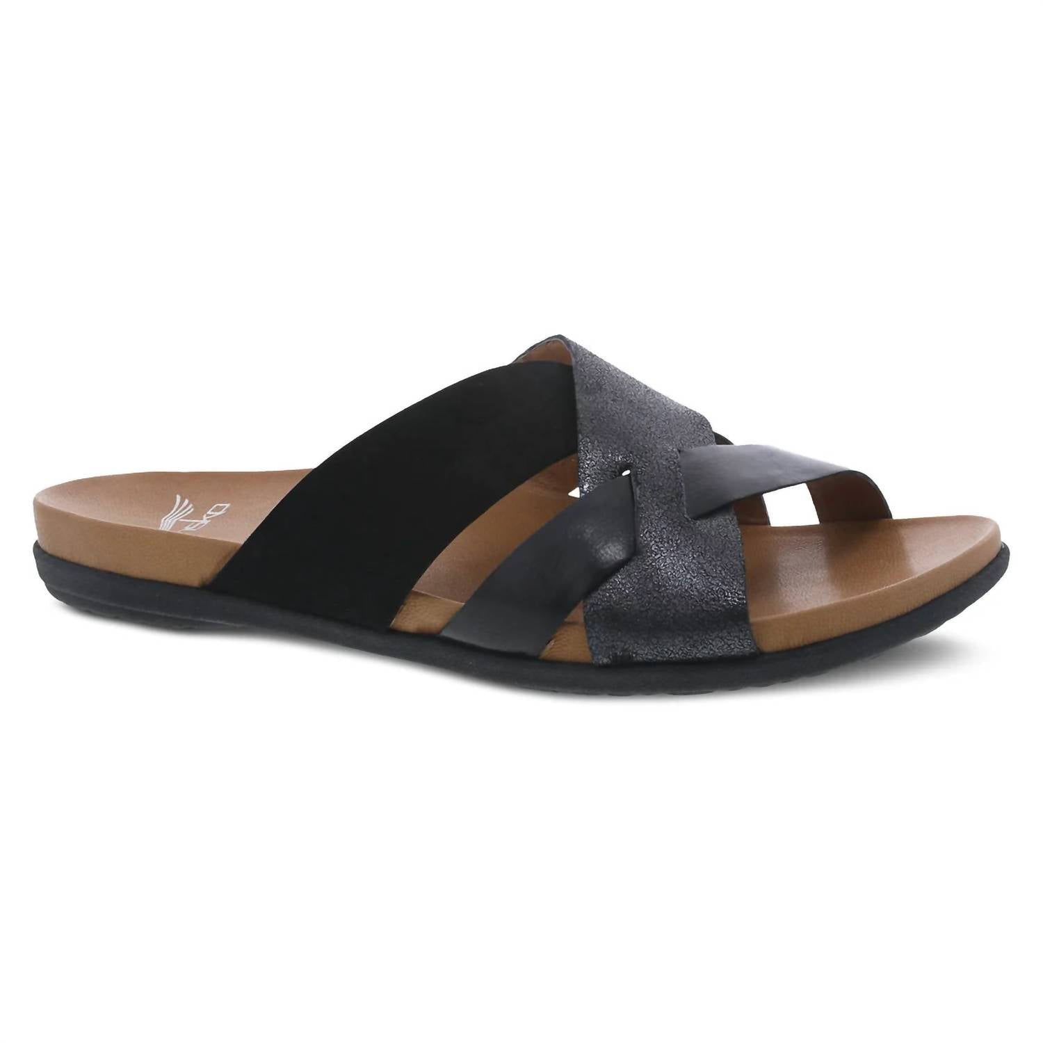 Joanna – Damen-Riemchensandale in „Black Multi“