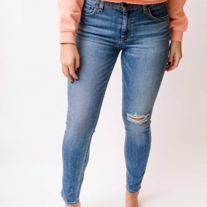 Damen Mitte Aufstieg Jax Jeans in Rockaway