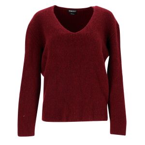 Tom Ford Pullover mit V-Ausschnitt in Kaschmir 7766485663804