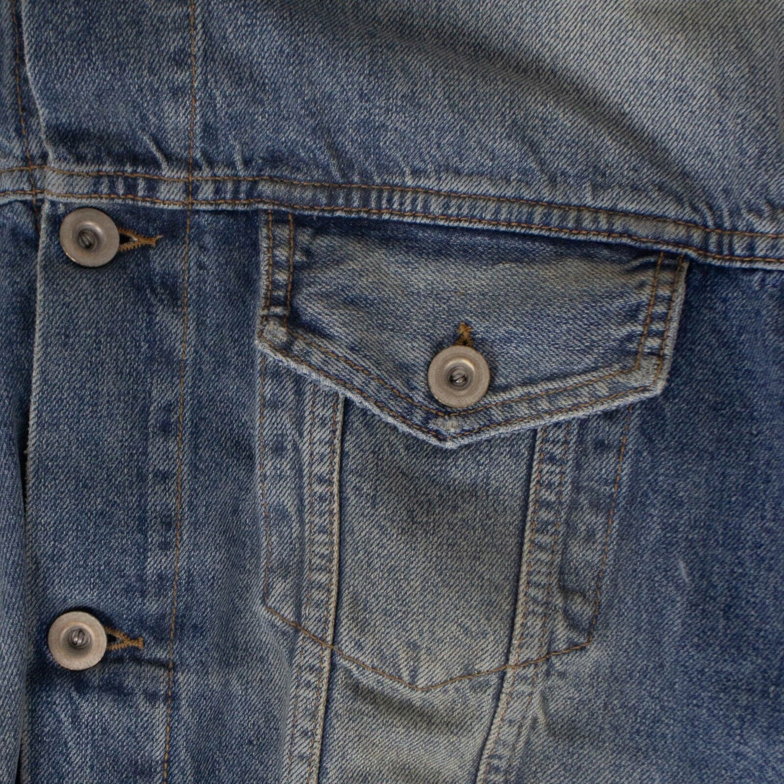 blau beschädigt übergroße Denim Jacke