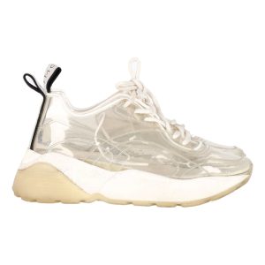 Stella McCartney Eclypse Clear Chunky Sneakers in weißem PVC