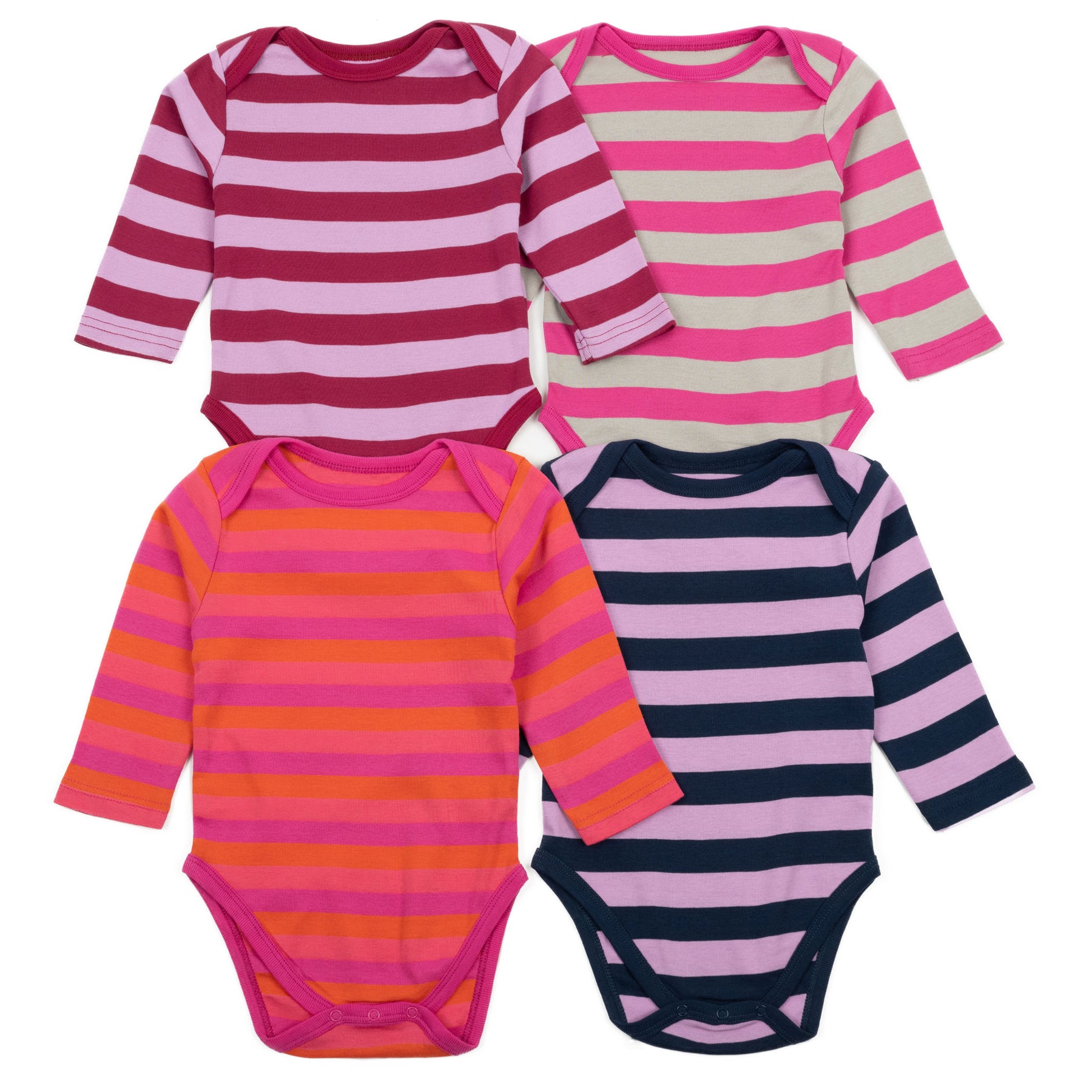 Baby vier Packung langen Ärmel Body – 7195401289788