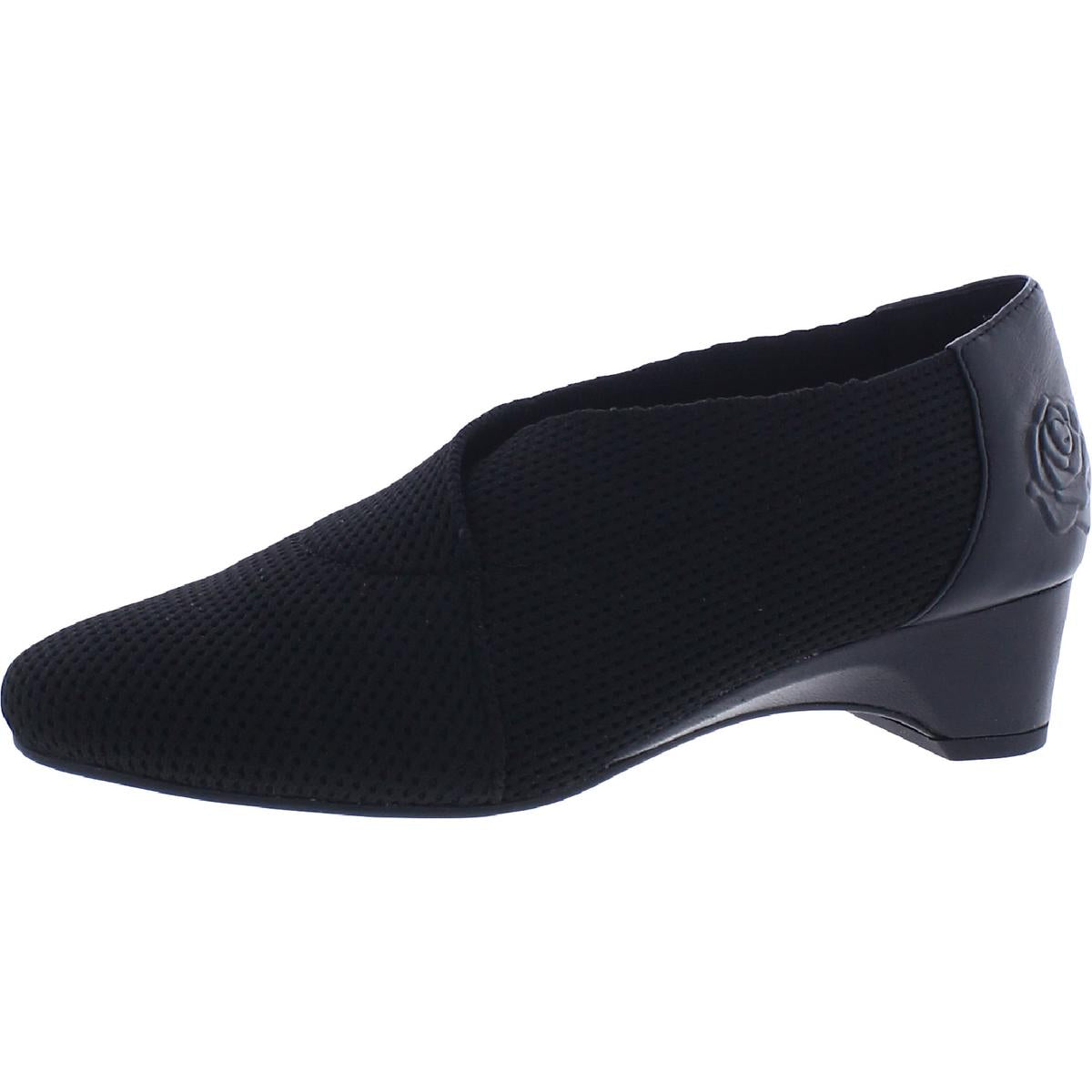 Bayrose Pumps aus Lederstrick