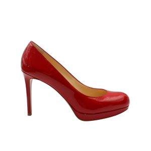 Christian Louboutin Simple Pumps 100 in rotem Lackleder 7703692214332