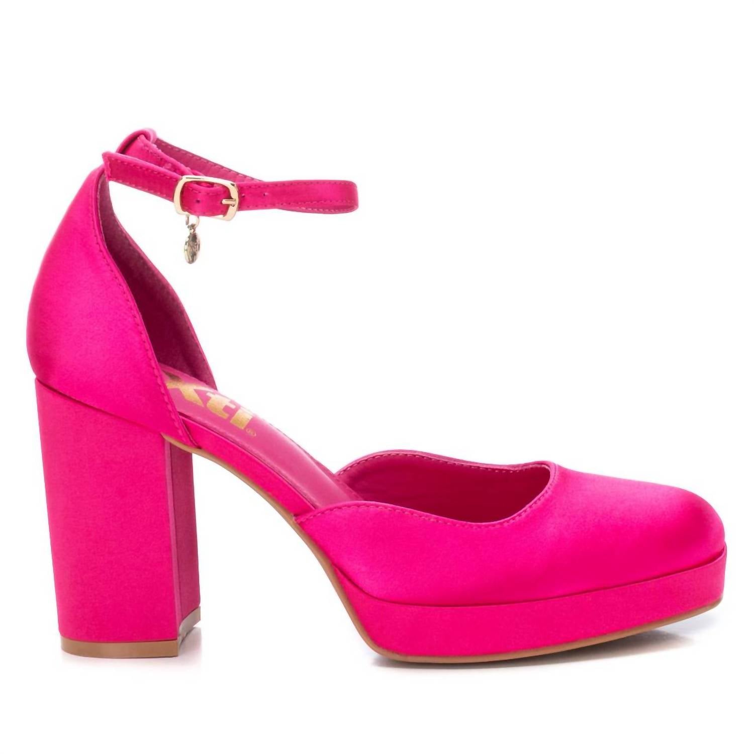 Damen Plattform Pumps in rosa 7668137361468