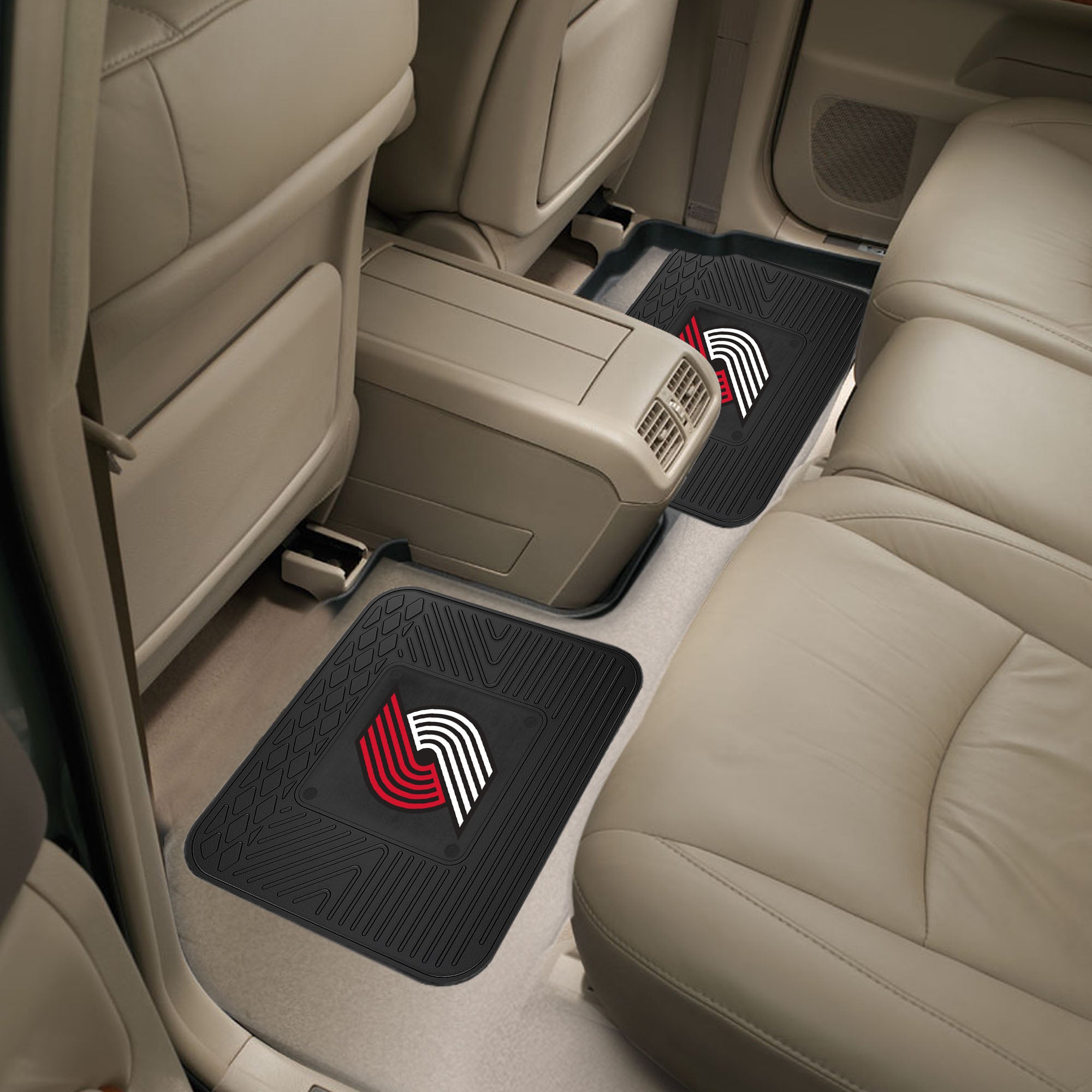 Fanmats Portland Trail Blazers Rücksitz Auto Versorgungsmatten – 2 Stück Set
