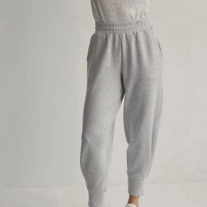 Entspannte Hose 27,5 Grau in Graumeliert