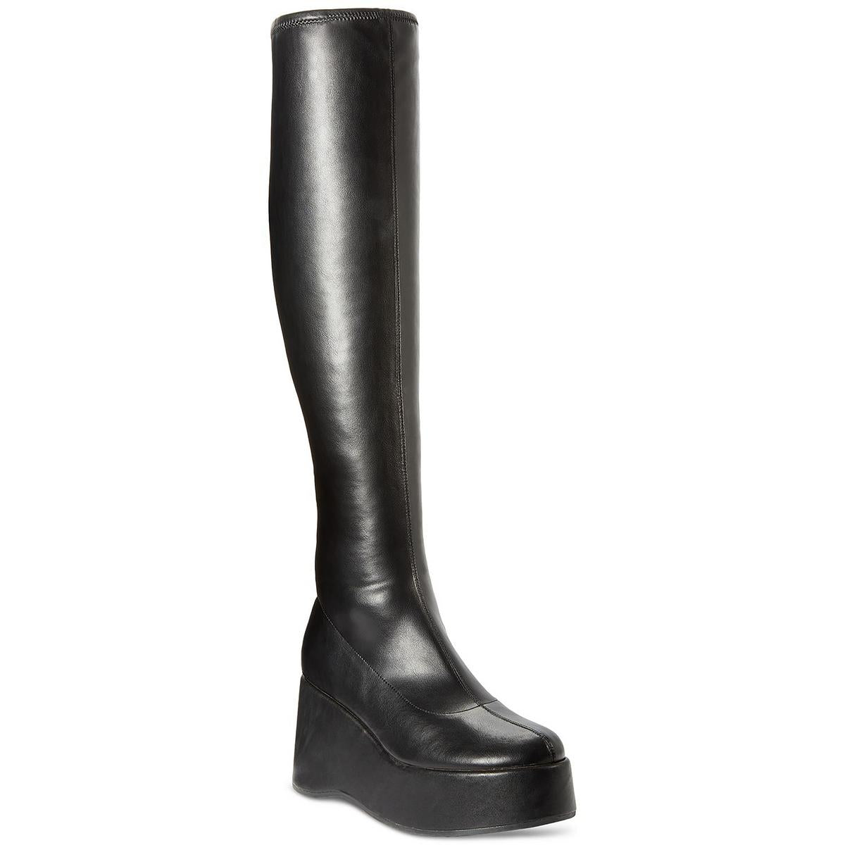 Enchantt Kunstleder große Keilstiefel