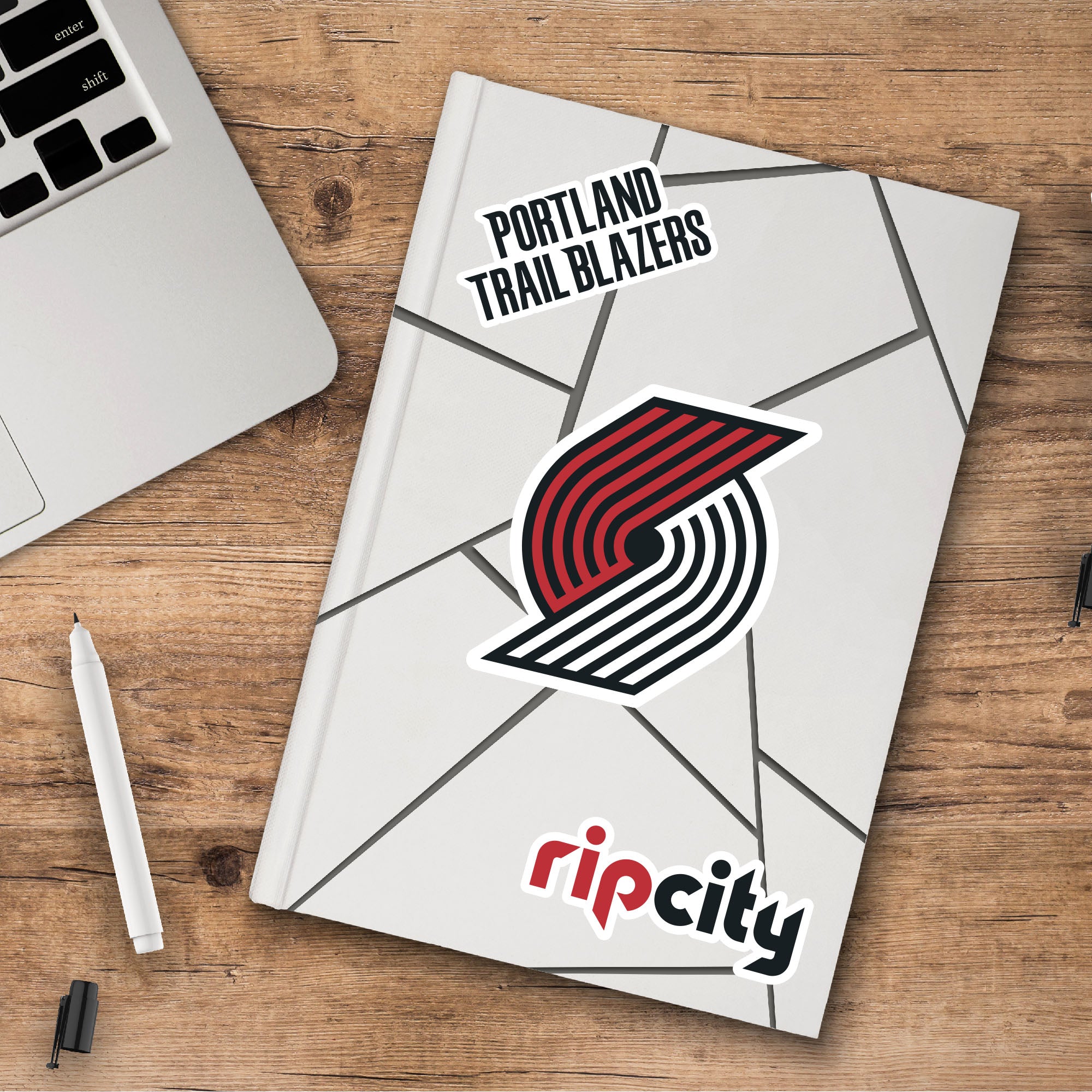 Fanmats Portland Trail Blazers 3 Stück Aufkleber Set