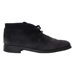 Tod’s Chukka Stiefel in Marineblau Wildleder