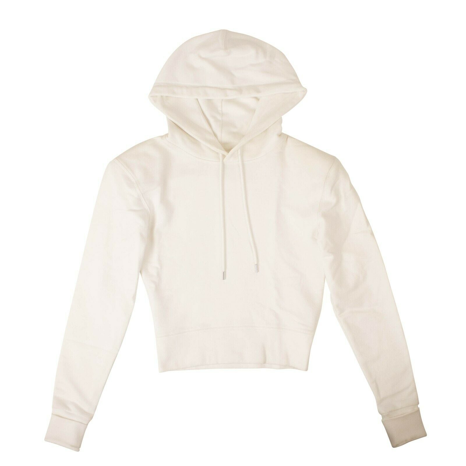 Weißer Judo-Kurzkapuzenpullover