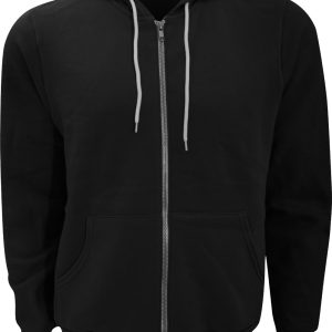 Canvas unisex zip-up Polycotton Fleece Kapuzen Sweatshirt / Hoodie 7823693578300