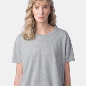 Alternatives CVC Go-To Headliner Crop Tee aus Baumwolljersey für Damen