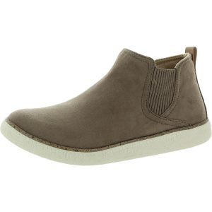 See Me Damen-zum Hineinschlüpfen-Stiefeletten aus Wildlederimitat