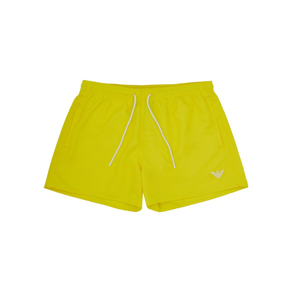 Emporio Armani Sunny Escape Polyester-Schwimmshorts für Herren
