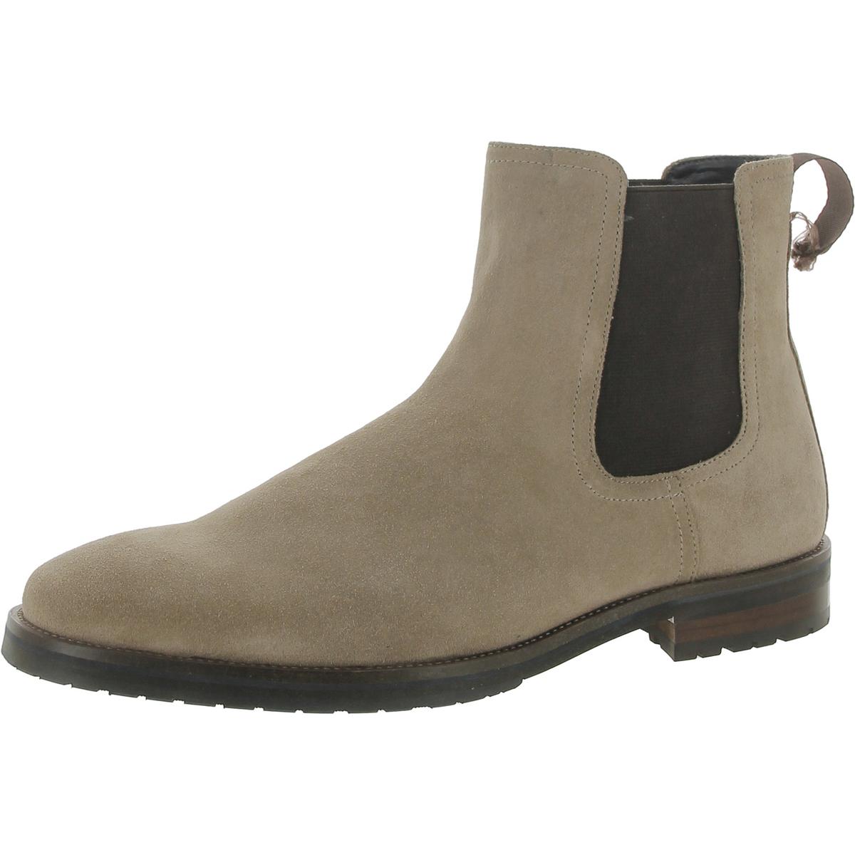 Sverne Stiefel aus Veloursleder,chelmeer