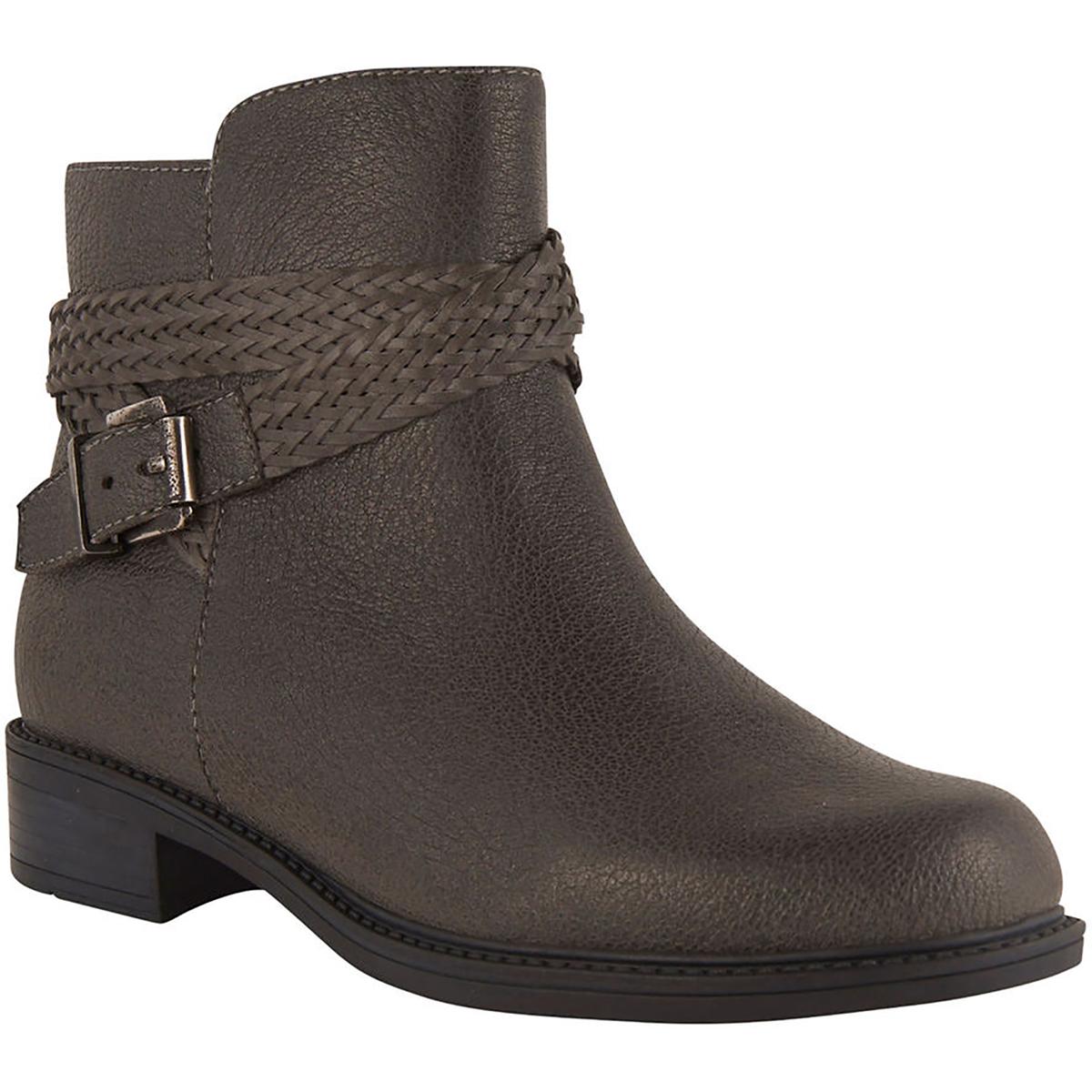 Skip Reißverschluss Schnalle Stiefeletten